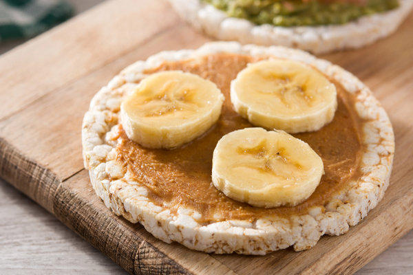 Peanut Butter Banana Rice Cakes